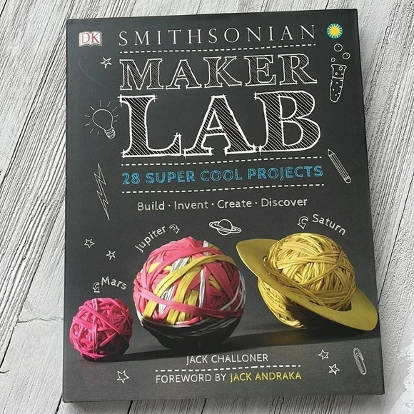 Smithsonian Make Lab Kids Activity / Project Book Science Experiments - Picture 2 of 3